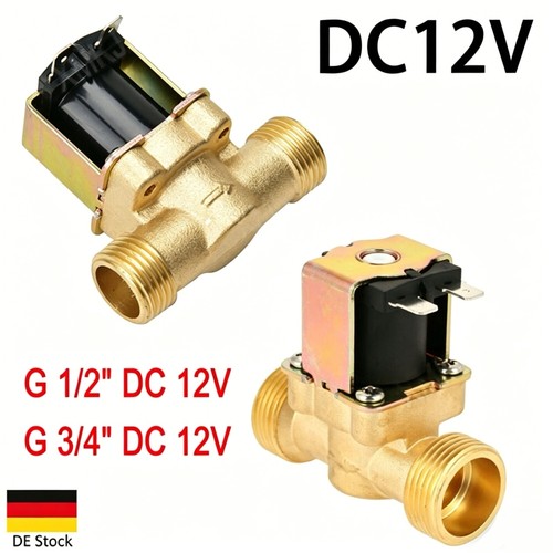 Magnetventil messing 3 - magnetventil, 1/2"