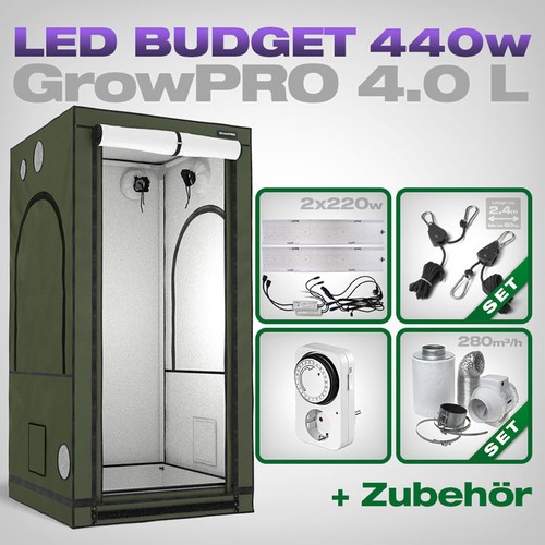 Growpro growbox komplettset - growbox,
