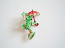 Brosche Email Vintage