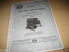 Oldtimer Mercedes 190 und 190 b,  Solex 32 PAITA Vergaser - Ersatzteileliste