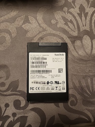 Sandisk original ssd - ssd, 256