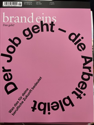 Brand eins mai - brand, job