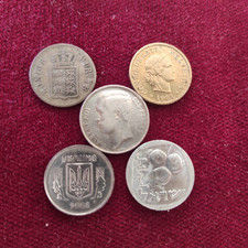Silber 50 Cent 1912  Belgien