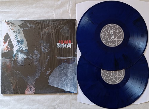 Slipknot iowa 2lp blue marble - blue,
