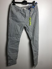 KHUJO Damen Hose Modell: Shiva Blau/Weiß 30W