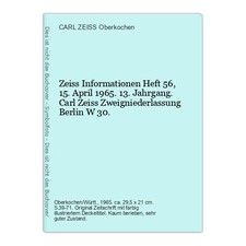 Zeiss Informationen Heft 56