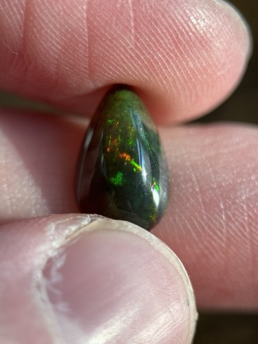 Smoked welo opal - smoked, poliert