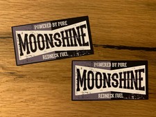 2x Moonshine Aufkleber Sticker