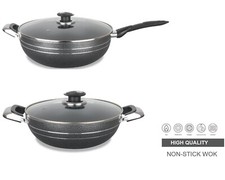 Antihaftbeschichteter Wok mit