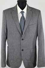 Fourx grau-weiß-gestreiftes