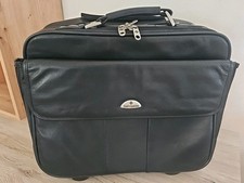 Samsonite Business Laptop Reise Trolley aus Leder