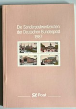 SONDERPOSTWERTZEICHEN JAHRBUCH 1987  DEUTSCHE BUNDESPOST MIT SEITEN FEHLDRUCK
