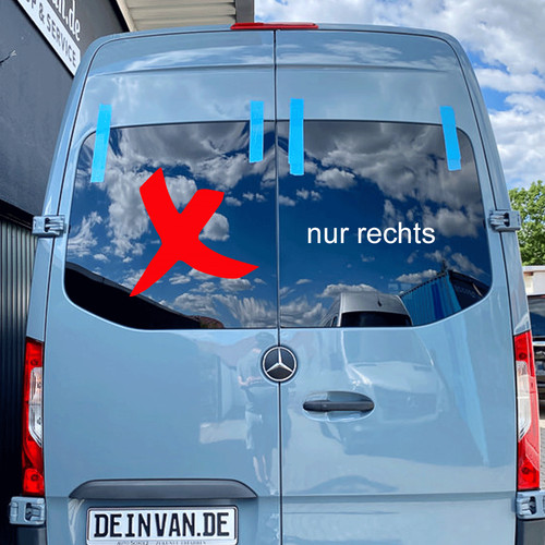 Hecktürscheibe links sprinter - links,