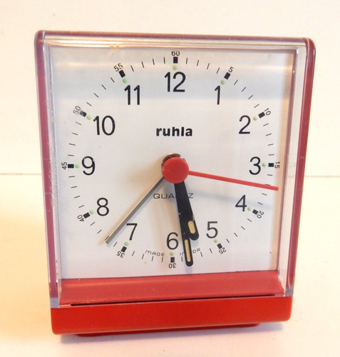 Ruhla wecker reisewecker rot - wecker,