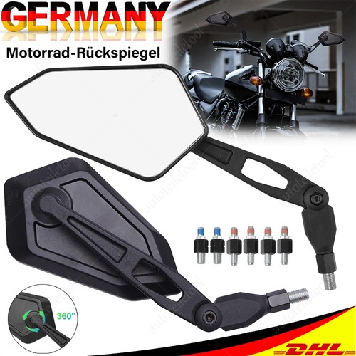 Paar satz motorrad - satz, spiegel