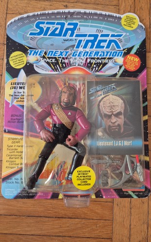 Star trek tng worf actionfigur - star,