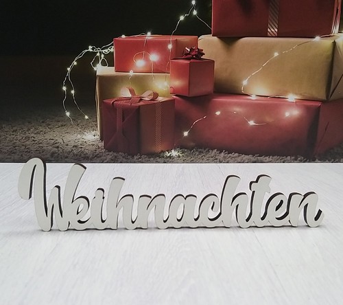 Schriftzug weihnachten deko - schriftzug,