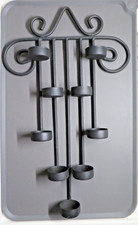 Wandleuchter, Teelichthalter aus  Metall. Handgefertigt, sehr dekorativ, Schwer.