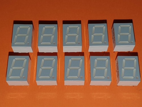 10x segment led anzeige - 7-segment, 10mm