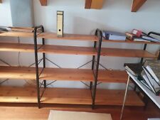 Regale Holz/Metall endlos HBT 123x80x40cm