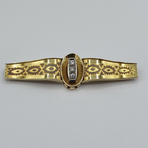 Art deco brosche gold - deco,
