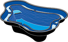 Ubbink Fertigteich Calmus SIV Teichschale komplett Schwarz 530 Liter