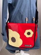 Einzelwerk Messenger Bag, Schultertasche Retro