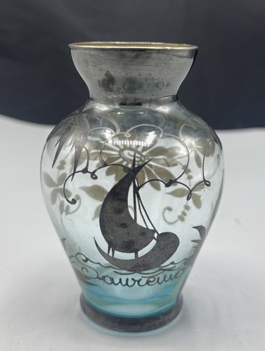 Antikes italienisches glas mit - italienisches,