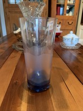 Tupperware Becher  Eleganzia Venüs Long Drinkbecher Klar/Blau Ø8,5x17cm.H Stück