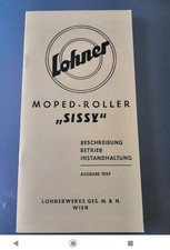 Lohner Moped-Roller Sissy Beschreibung 1959