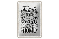 Blechschild Spruch 12x18 cm