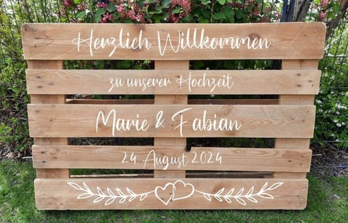 Willkommensschild zur hochzeit - willkommensschild,
