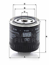 MANN-FILTER W 920 Filter