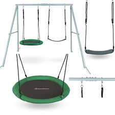 Doppelschaukel mit Gestell und