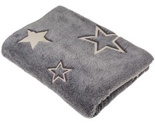 Kuscheldecke GLOW Grau mit