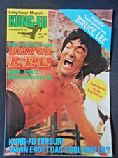 BRUCE LEE - "KUNG-FU" KAMPFKUNST -MAGAZIN  16/1976(D) - RIESENPOSTER BRUCE LEE