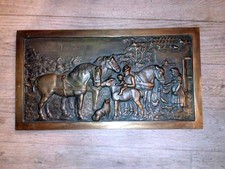 Großes Bronze-Relief
