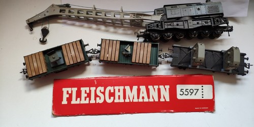 5597 fleischmann kran wagen - fleischmann, kran-wagen