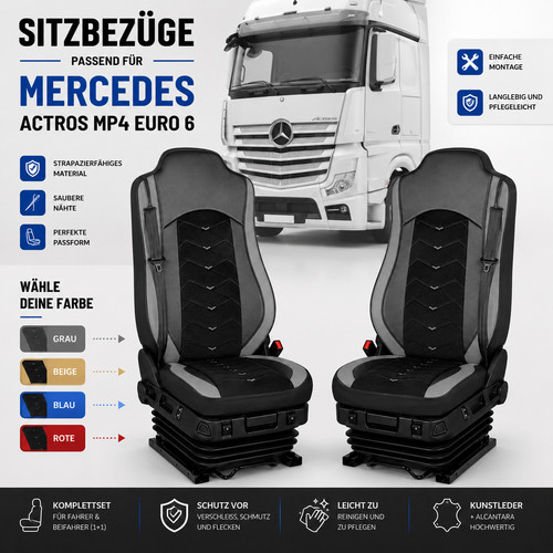 Lkw sitzbezüge für mercedes - lkw,