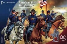 Kunststoff American Civil War Cavalry 28mm Figuren x12 Perry ACW2
