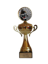 Feuerwehr-Pokal mit Resin-Emblem und mit Ihrer Wunschgravur 