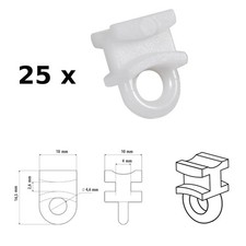 Gardinen LKW Gleithaken für