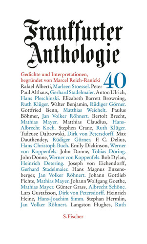 Frankfurter anthologie - 40, |