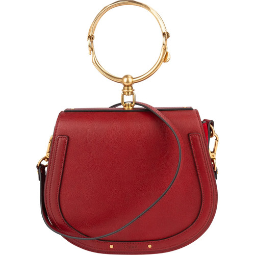 Chloé leather nile crossbody - nile,