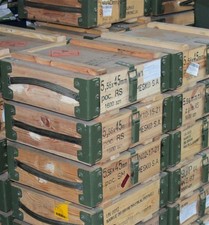 Original Polnische  Armee Holz MUNITIONSKISTE Werkzeugkiste Deko Transportkiste 