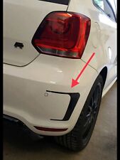 VW Polo WRC Style Aufkleber für die Heckstoßstange VAG Sticker Schwarz Glanz