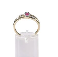 333/- 8kt Gold Ring, mit Rubin