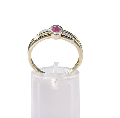 333 8kt gold ring mit - 8kt, rubin