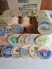 Sammlung, ca 200 Alte Bierdeckel gebraucht siehe Bilder.