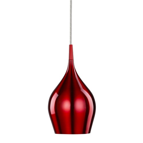 Glänzender roter aluminium - glänzender,